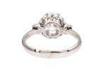 Antique 1.27ct Old European cut diamond solitaire engagement ring