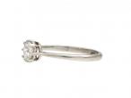 Vintage Diamond Solitaire Engagement Ring in Platinum