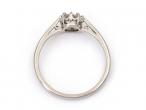 Vintage Diamond Solitaire Engagement Ring in Platinum