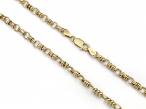 14kt yellow gold fancy link chain necklace