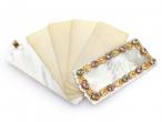 Antique Mother of Pearl, Pearl, Turquoise & Yellow Gold Dance Cards