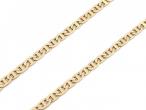 Vintage 51cm Flat Anchor Link Chain in 9kt Yellow Gold