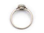 Edwardian Diamond Solitaire Engagement Ring in Platinum