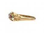 Antique acrostic 'ADORE' ring in 18kt yellow gold