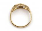 Antique acrostic 'ADORE' ring in 18kt yellow gold