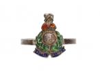 Royal Marines WWII Sweetheart Ring in Sterling Silver