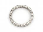French vintage diamond tension set full eternity ring