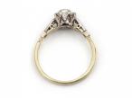 Edwardian 1.39ct Old Mine cut diamond engagement ring