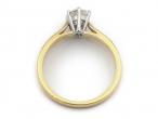 0.72ct Round Brilliant Cut Diamond Solitaire Engagement Ring in Gold