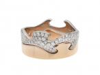 Georg Jensen 4pcs Fusion ring in 18kt rose, yellow and white gold