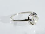 1.12ct Old European cut diamond solitaire in 14kt white gold