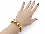 Victorian 15kt yellow gold bullet and beehive bracelet