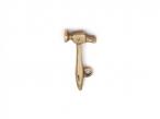 Vintage 9kt yellow gold hammer charm