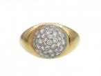 diamond bombe cluster ring, Paloma Picasso, Tiffany & Co.,