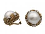 clip-on pearl earrings