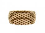 Tiffany & Co. Somerset Mesh Ring in 18kt Gold