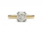 Vintage 1.28ct Old Mine Cut Diamond Solitaire Engagement Ring