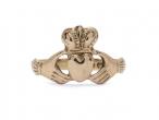 Vintage 9kt Yellow Gold Claddagh Ring