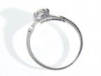 Art Deco Platinum Diamond Solitaire Ring