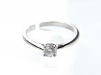 0.25ct diamond solitaire in 18kt white gold