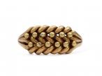 1908 braided keeper ring in 18kt gold by the Kinsey Bros & Patrick