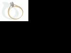 18kt yellow gold 0.25ct diamond solitaire ring