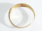Edwardian diamond and ruby gypsy ring in 18kt gold