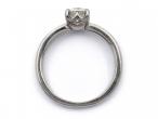De Beers 0.45ct round brilliant cut diamond solitaire engagement ring