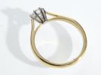 0.50ct diamond solitaire ring in 18kt yellow gold