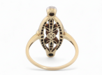 Edwardian navette-shaped ring