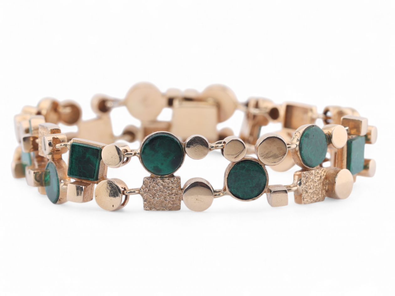 Malachite Modernist Bracelet