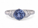Retro Sapphire and Diamond Dress Ring