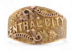 Vintage 'Central City' Gilpin County, Colorado Ring In 14kt Yellow Gold