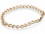 Vintage Oval Curb Chain Bracelet in Solid 9kt Yellow Gold