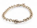 Vintage Oval Curb Chain Bracelet in Solid 9kt Yellow Gold