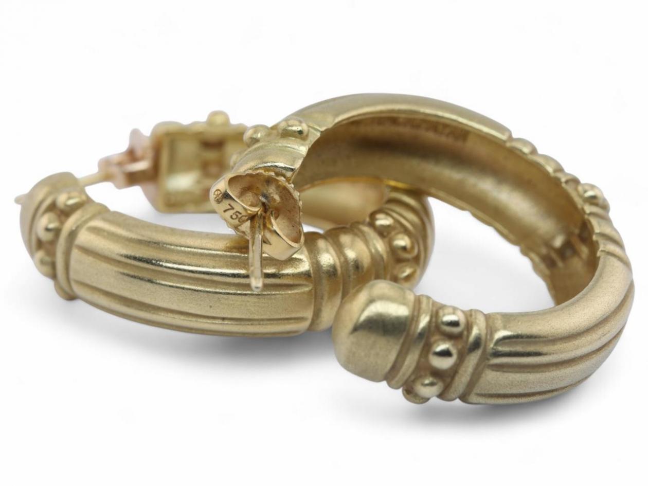 Yellow Gold Earrings by Vahe Naltsayan