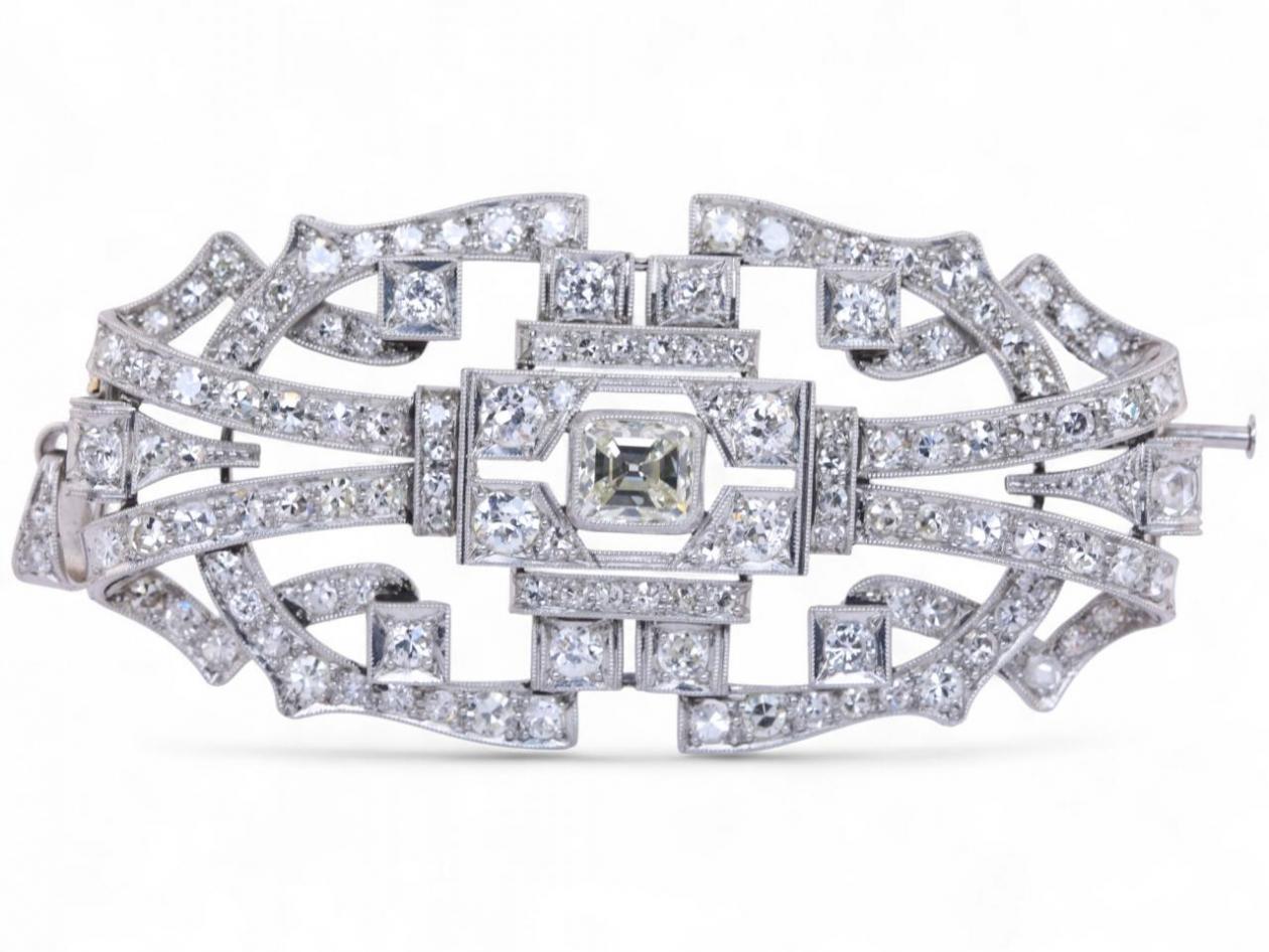 Diamond Brooch and Pendant