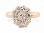 Diamond Cluster Ring