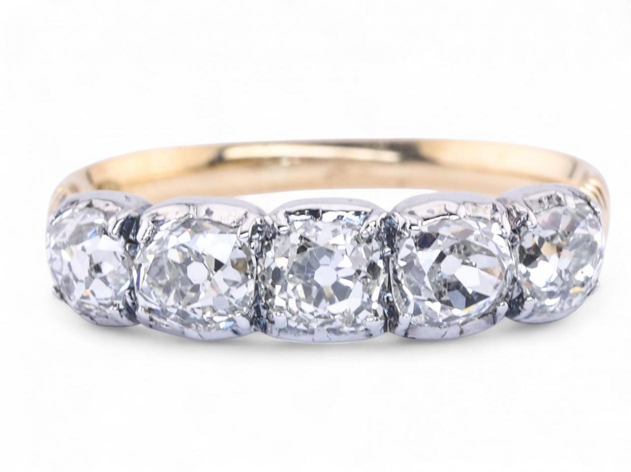 Diamond Five Stone Ring