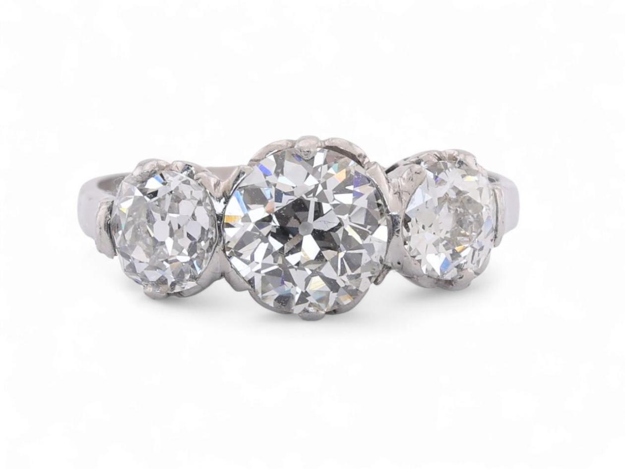 Diamond Three Stone Ring