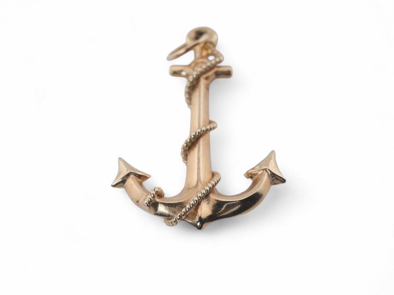 Gold Anchor Charm
