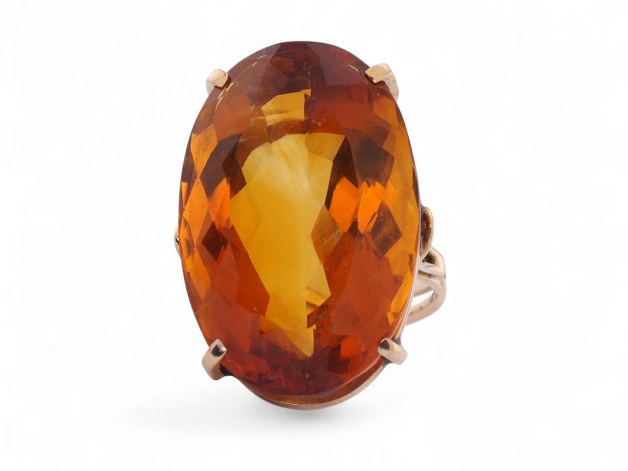 Citrine Cocktail Ring