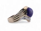 Lapis and Diamond Ring