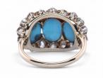 Turquoise and Diamond Ring