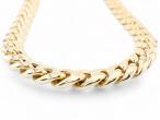 18kt Gold Curb Link Necklace
