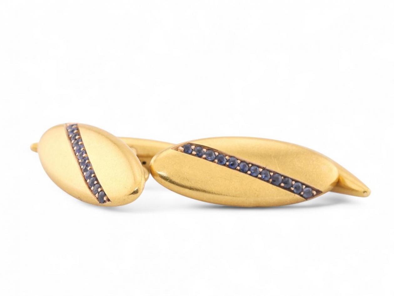 Gold Torpedo Cufflinks