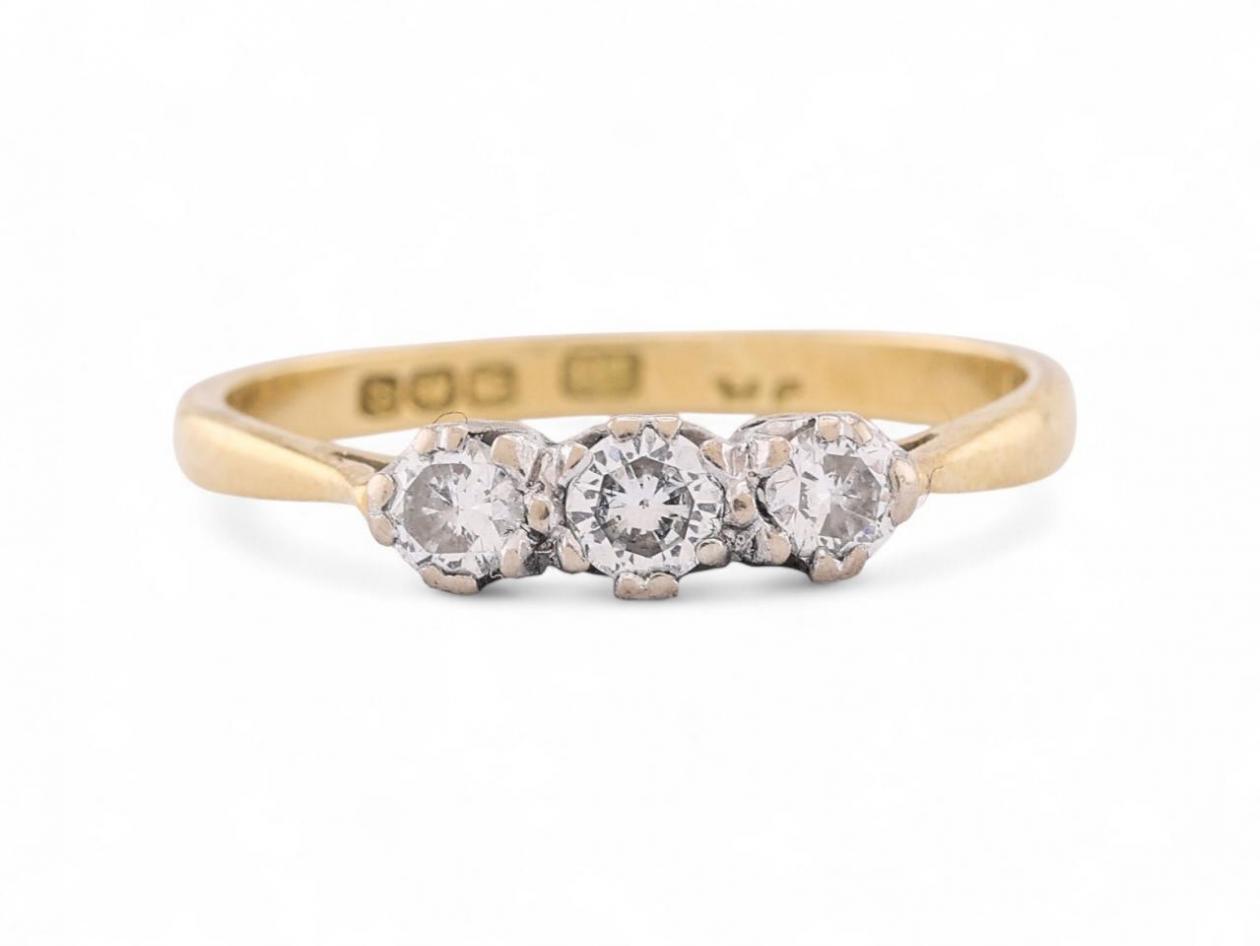 Diamond Three-Stone Ring