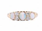 Opal and Diamond Ring