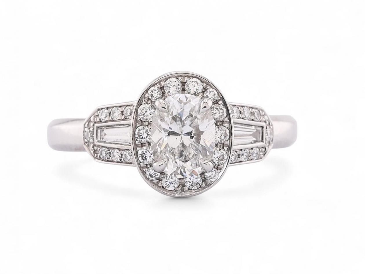 Oval Diamond Ring