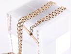Vintage 9k gold T-bar chain